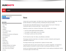 Tablet Screenshot of gun-shots.net